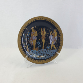 Декоративная тарелка Best homa porcelain, деколь позолота, 18 см,. Картинка 1